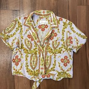 Anthropologie button up perfect for summer